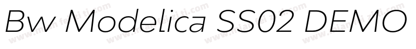 Bw Modelica SS02 DEMO Light字体转换